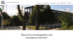 Desktop Screenshot of lundinternationalschool.com