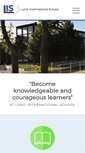 Mobile Screenshot of lundinternationalschool.com